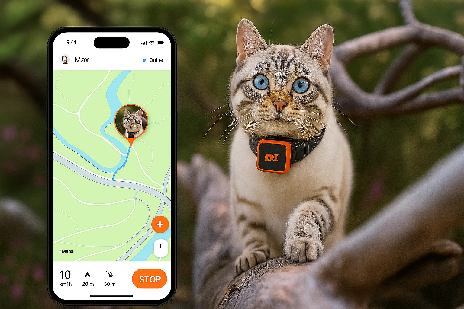 KittyFind GPS Collar